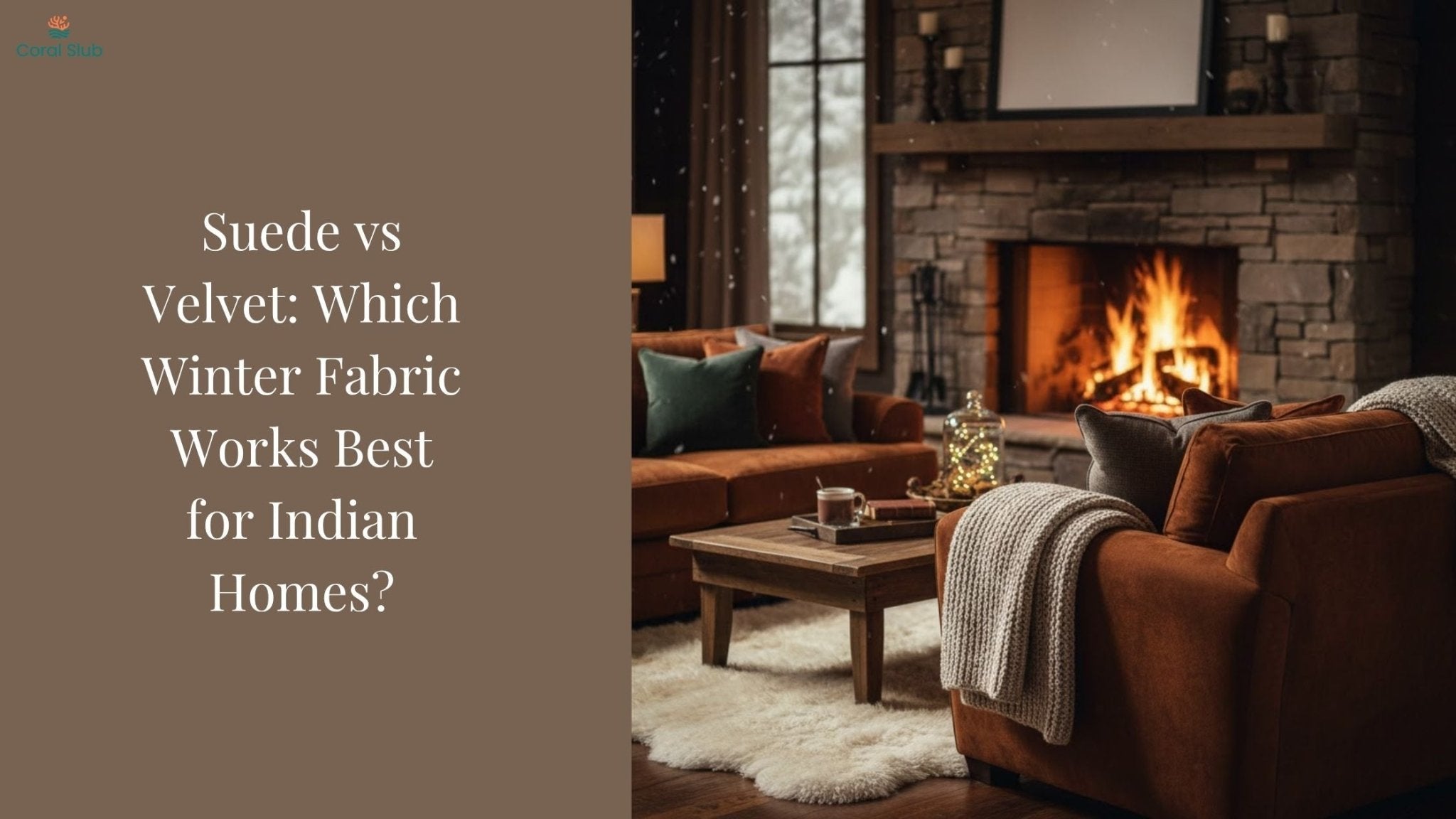 Suede vs Velvet: Which Winter Fabric Works Best for Indian Homes?